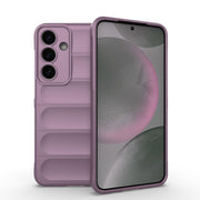 For Samsung Galaxy S25+ 5G Magic Shield TPU + Flannel Phone Case(Purple)