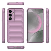 For Samsung Galaxy S25+ 5G Magic Shield TPU + Flannel Phone Case(Purple)
