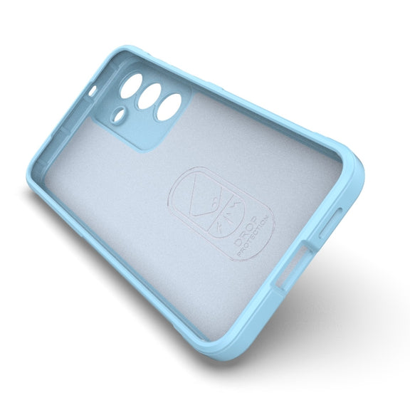 For Samsung Galaxy S25+ 5G Magic Shield TPU + Flannel Phone Case(Purple)