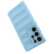 For Samsung Galaxy S25 Ultra 5G Magic Shield TPU + Flannel Phone Case(Grey)