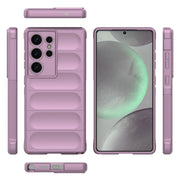 For Samsung Galaxy S25 Ultra 5G Magic Shield TPU + Flannel Phone Case(Purple)