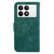 For Redmi K70 / K70 Pro Little Tiger Embossed Leather Phone Case(Green)