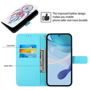 For Honor Magic6 Pro Global 3D Painting Horizontal Flip Leather Phone Case(Color Drop Wind Chimes)