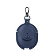 For Redmi Buds 4 Business Leather Earphone Protective Case with Hook(Blue) - Xiaomi Earphone Case by PMC Jewellery | Online Shopping South Africa | PMC Jewellery | Buy Now Pay Later Mobicred