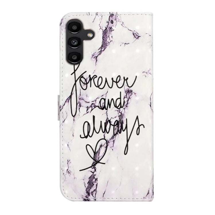 For Samsung Galaxy S25 5G Oil Embossed 3D Drawing Leather Phone Case(Words Marble)