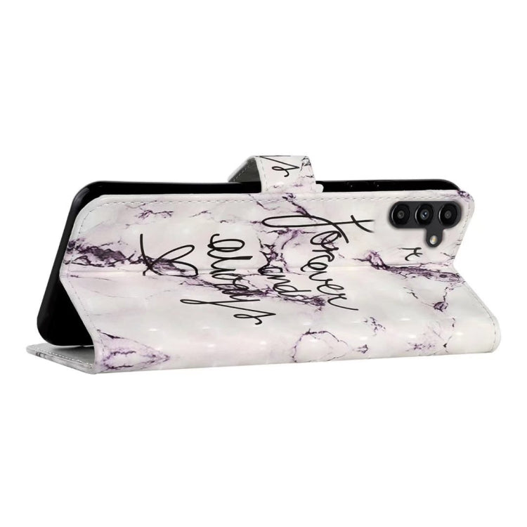 For Samsung Galaxy S25 5G Oil Embossed 3D Drawing Leather Phone Case(Words Marble)