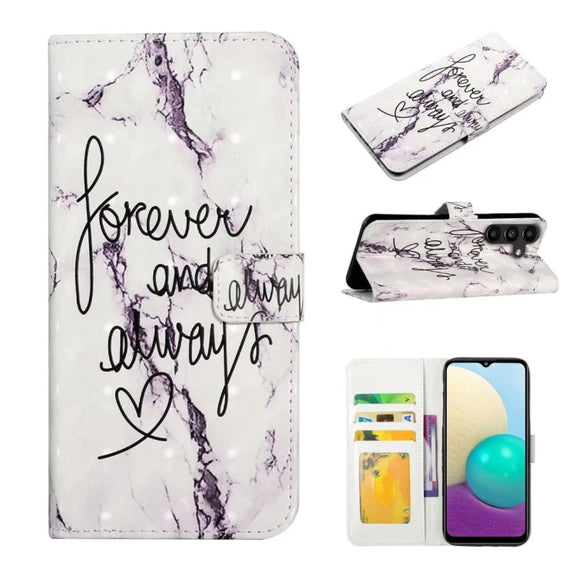For Samsung Galaxy S25 5G Oil Embossed 3D Drawing Leather Phone Case(Words Marble)