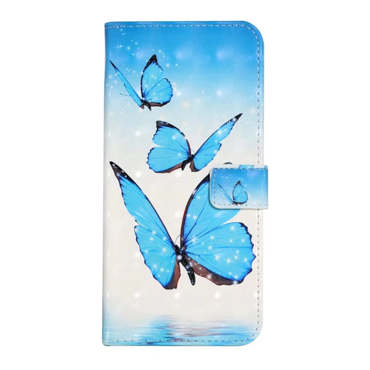 For Samsung Galaxy S25+ 5G Oil Embossed 3D Drawing Leather Phone Case(3 Butterflies)