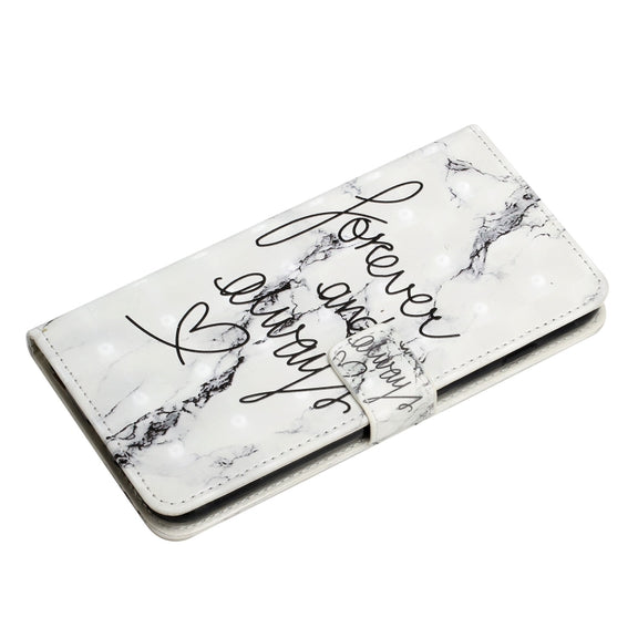 For Samsung Galaxy S25 Ultra 5G Oil Embossed 3D Drawing Leather Phone Case(Words Marble)