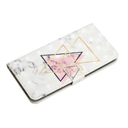 For Samsung Galaxy S25 Ultra 5G Oil Embossed 3D Drawing Leather Phone Case(Triangular Marble)