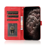 For Samsung Galaxy S25+ 5G Dual-color Stitching Leather Phone Case(Brown Red)