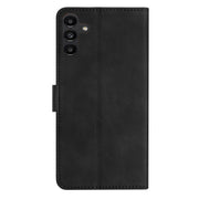 For Samsung Galaxy S25+ 5G Seven Butterflies Embossed Leather Phone Case(Black)