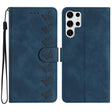 For Samsung Galaxy S25 Ultra 5G Seven Butterflies Embossed Leather Phone Case(Blue) - Galaxy S25 Ultra 5G Cases by PMC Jewellery | Online Shopping South Africa | PMC Jewellery | Buy Now Pay Later Mobicred