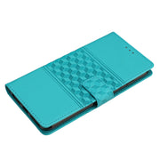For Samsung Galaxy S25+ 5G Diamond Embossed Skin Feel Leather Phone Case(Blue)