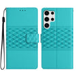 For Samsung Galaxy S25 Ultra 5G Diamond Embossed Skin Feel Leather Phone Case(Blue) - Galaxy S25 Ultra 5G Cases by PMC Jewellery | Online Shopping South Africa | PMC Jewellery | Buy Now Pay Later Mobicred