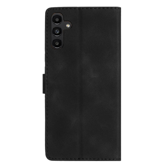For Samsung Galaxy S25+ 5G Flower Butterfly Embossing Pattern Leather Phone Case(Black)
