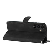 For Samsung Galaxy S25+ 5G Flower Butterfly Embossing Pattern Leather Phone Case(Black)