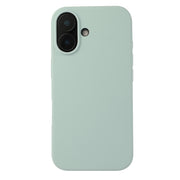 For iPhone 16 Plus Liquid Silicone Phone Case(Emerald Green)
