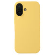 For iPhone 16 Plus Liquid Silicone Phone Case(Yellow) - iPhone 16 Plus Cases by PMC TechLife | Online Shopping South Africa | PMC TechLife | Buy Now Pay Later Mobicred