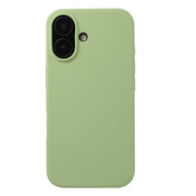 For iPhone 16 Plus Liquid Silicone Phone Case(Matcha Green)