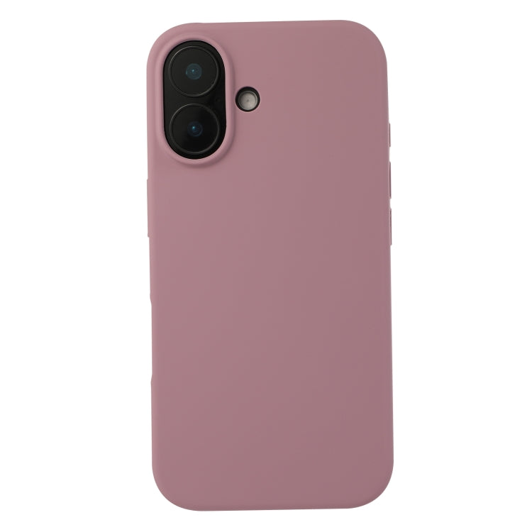 For iPhone 16 Plus Liquid Silicone Phone Case(Blackcurrant)