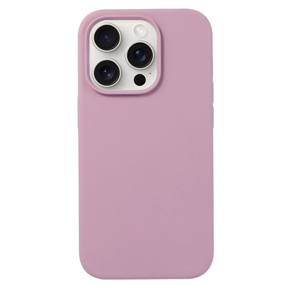 For iPhone 16 Pro Liquid Silicone Phone Case(Blackcurrant)