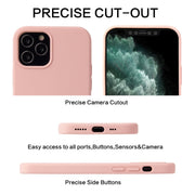 For iPhone 16 Pro Liquid Silicone Phone Case(Blue Grey)