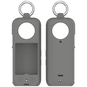 For Insta360 X3 Portable Silicone Protective Case(Dark Grey)