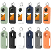 For Insta360 X3 Portable Silicone Protective Case(Orange)