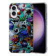 For iPhone 16 Plus Colored Drawing Pattern TPU Phone Case(Graffiti) - iPhone 16 Plus Cases by PMC TechLife | Online Shopping South Africa | PMC TechLife | Buy Now Pay Later Mobicred