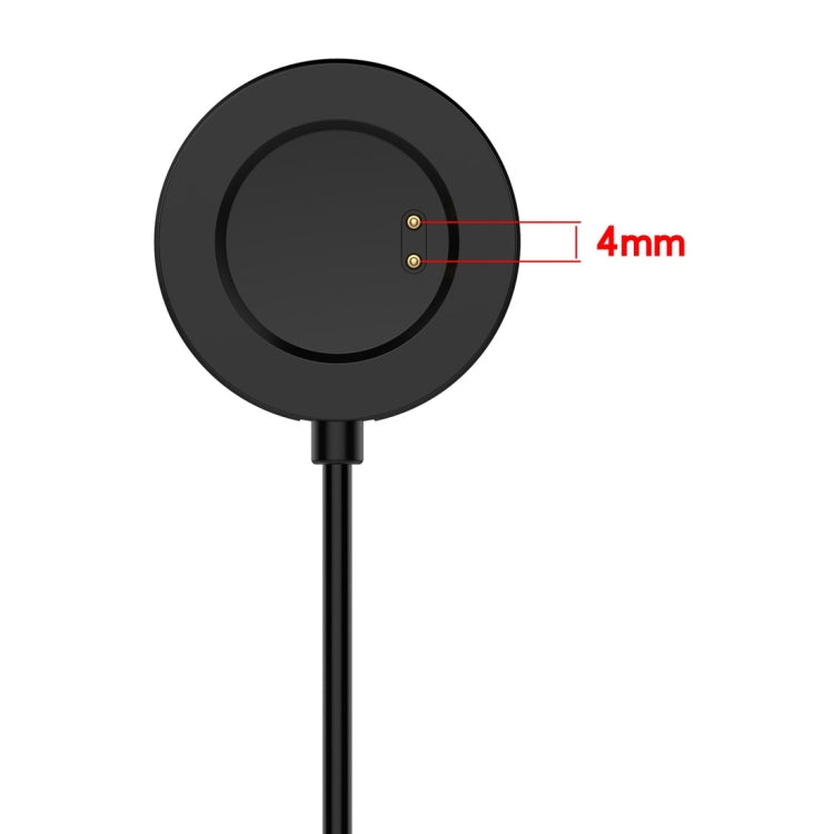For SKG V9 / V9 Pro Smart Watch Magnetic Charging Cable, Length: 1m(Black)