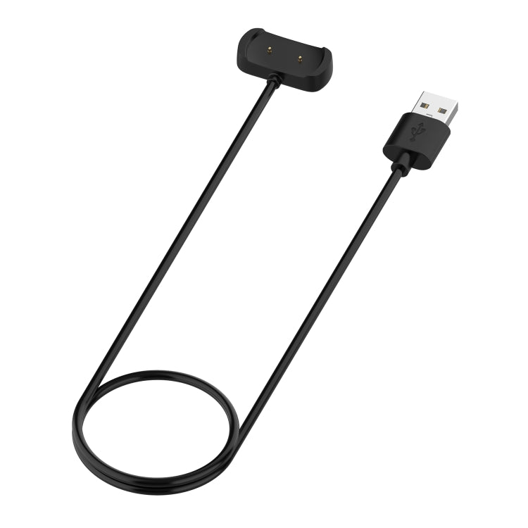 For Amazfit Bip 5 Unity A2324 Smart Watch Magnetic Charging Cable, Length: 1m(Black)