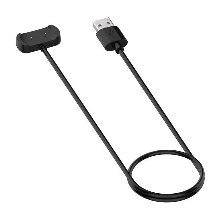 For Amazfit Bip 5 Unity A2324 Smart Watch Magnetic Charging Cable, Length: 1m(Black)