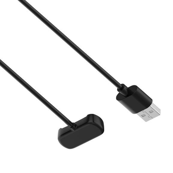 For Amazfit Bip 5 Unity A2324 Smart Watch Magnetic Charging Cable, Length: 1m(Black)