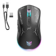 ONIKUMA CW917 RGB 4800DPI Dual Mode Wired + 2.4GHz Wireless Mouse(Black) - free shipping - PMC TechLife - Order now!
