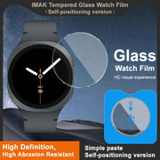 For Samsung Watch8 40mm BT imak Tempered Glass Watch Film, Self-positioning Version