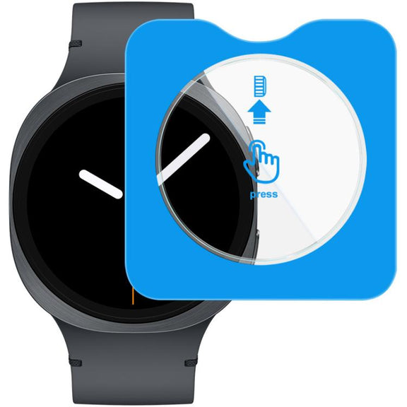 For Samsung Watch8 44mm LTE/BT imak Tempered Glass Watch Film, Self-positioning Version