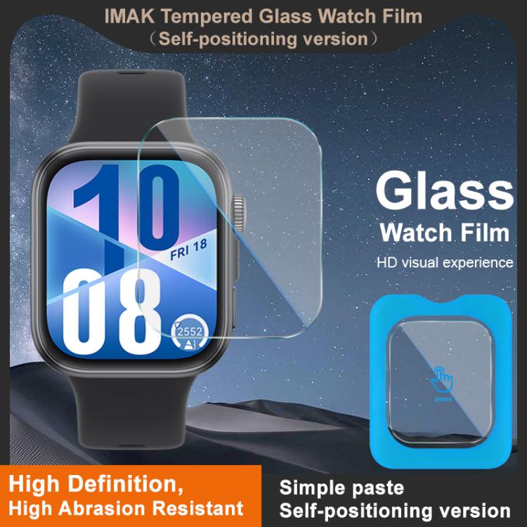 For Huawei Watch Fit 4 Pro imak Tempered Glass Watch Film, Self-positioning Version
