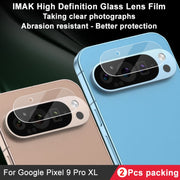 For Google Pixel 9 Pro XL 2pcs/Set imak HD Glass Lens Film, Scaled Down Version