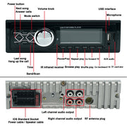 HD-1789 Car MP3 Player Support Bluetooth / USB Card / FM Radio