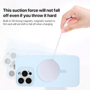 For iPhone 16 Liquid Silicone MagSafe Full Coverage Phone Case with Lens Film(Pink)