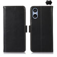 For Sony Xperia 5 VI Magnetic Crazy Horse Texture Genuine Leather RFID Phone Case(Black) - Sony Cases by PMC TechLife | Online Shopping South Africa | PMC TechLife | Buy Now Pay Later Mobicred