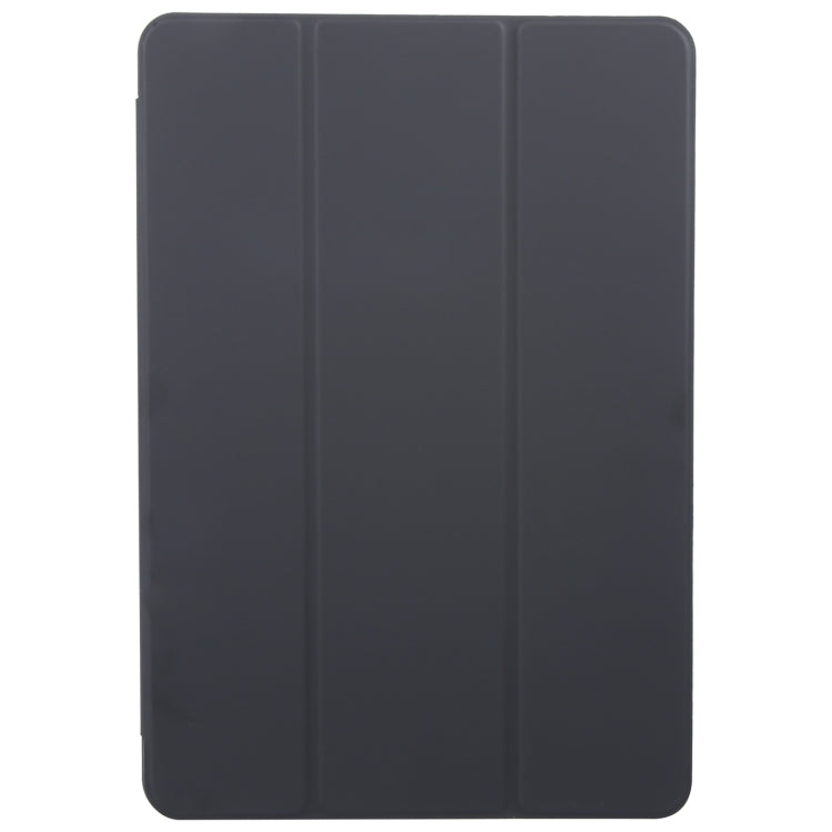 For Huawei MatePad 11.5 S GEBEI 3-folding Holder Shockproof Flip Leather Tablet Case(Black)