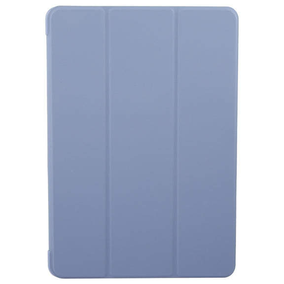 For Huawei MatePad 11.5 S GEBEI 3-folding Holder Shockproof Flip Leather Tablet Case(Purple)