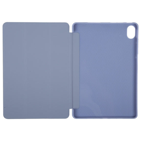 For Huawei MatePad 11.5 S GEBEI 3-folding Holder Shockproof Flip Leather Tablet Case(Purple)