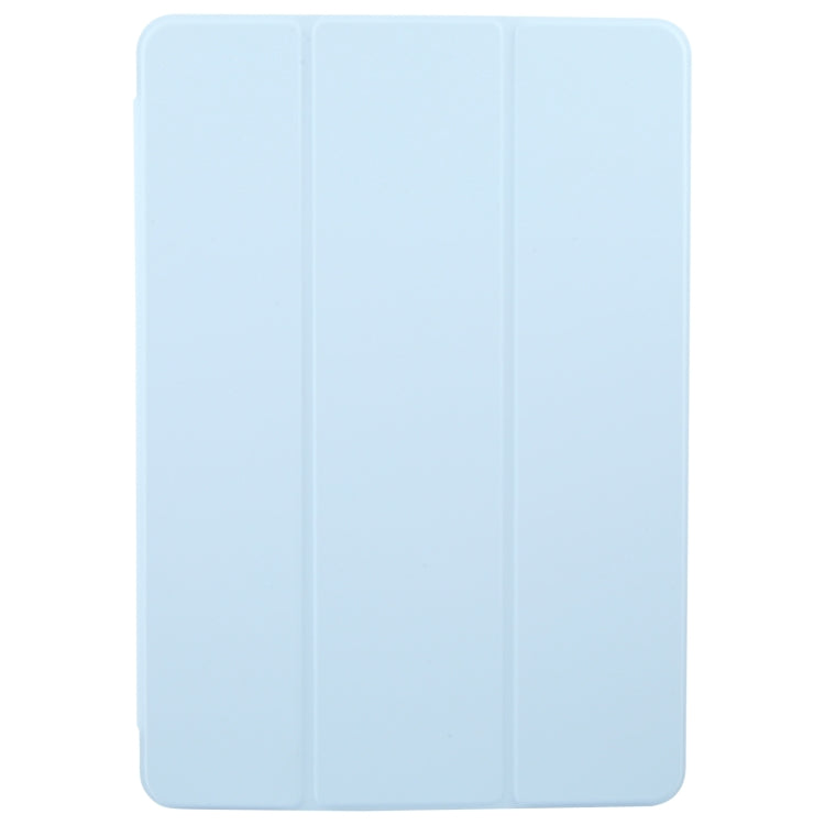 For Huawei MatePad 11.5 S GEBEI 3-folding Holder Shockproof Flip Leather Tablet Case(Sky Blue)