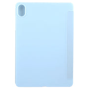 For Huawei MatePad 11.5 S GEBEI 3-folding Holder Shockproof Flip Leather Tablet Case(Sky Blue)