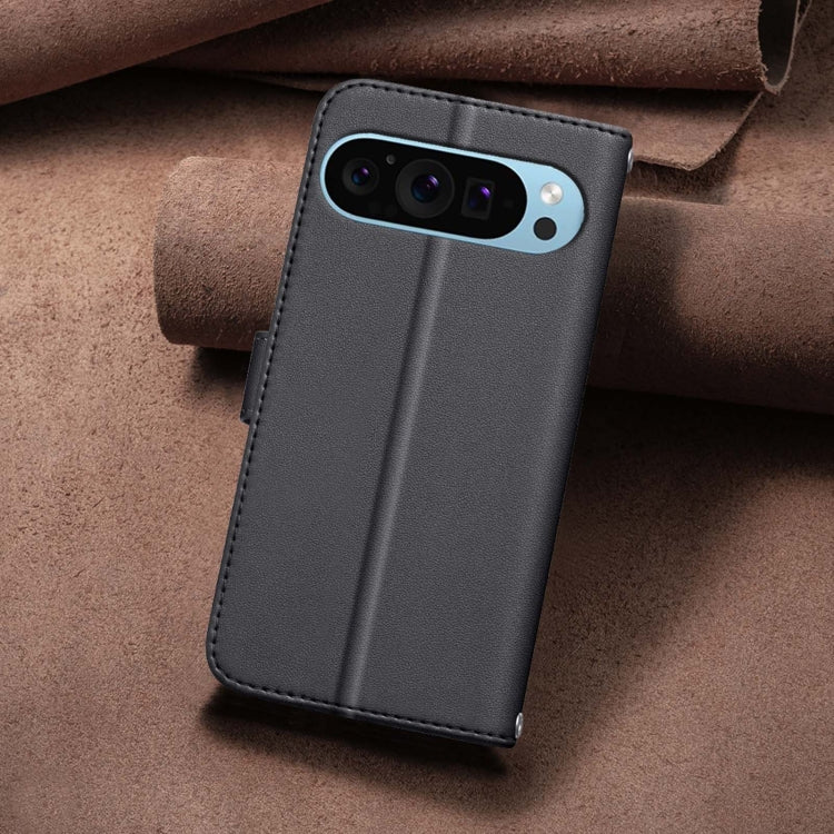 For Google Pixel 9 Square Texture Leather Phone Case(Black)