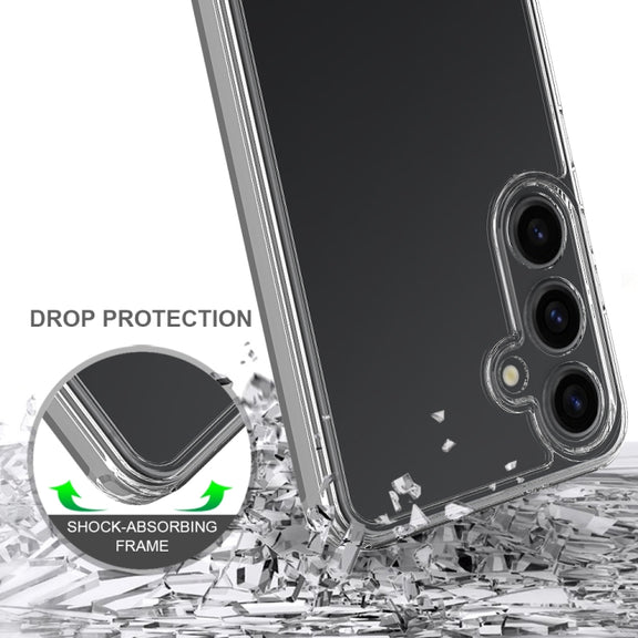 For Samsung Galaxy S25+ 5G Scratchproof Acrylic TPU Phone Case(Transparent)