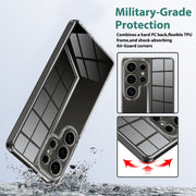 For Samsung Galaxy S25 Ultra 5G Scratchproof Acrylic TPU Phone Case(Transparent)